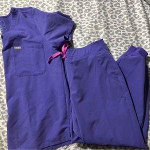 FIGS scrubs in Amethyst